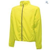 dare2b fired up mens windshell jacket size l colour fluro yellow