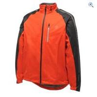 Dare2b Caliber Men\'s Waterproof Cycling Jacket - Size: L - Colour: FIERY RED-BLACK