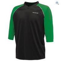dare2b dialled in cycling jersey size l colour black green