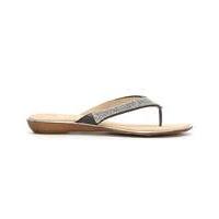 daniel stanlow metallic toe post sandal