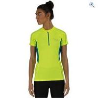 Dare2b Configure Ladies\' Cycle Jersey - Size: 12 - Colour: FLURO YELLOW
