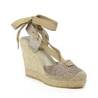 Daniel San Marcos Tie Wedge Espadrille