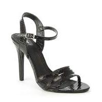 daniel minety black reptile sandal