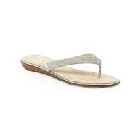 Daniel Stanlow Metallic Toe Post Sandal