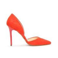 Daniel Red Suede Two Part Court Shoe