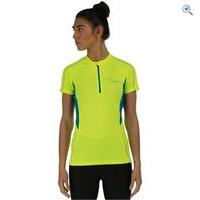 Dare2b Configure Ladies\' Cycle Jersey - Size: 8 - Colour: FLURO YELLOW