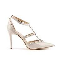 Daniel Tiff Patent Studded Court Shoe