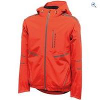 dare2b reverence mens waterproof jacket size s colour fiery red