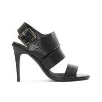 daniel danum reptile high heel sandal