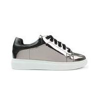 daniel catalpa silver patent trainer