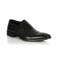 daniel black leather bovington slip on