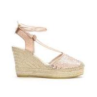 daniel san luis sequin wedge espadrilles