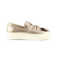 Daniel Metallic Knotted Slip On Trainer