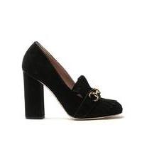 Daniel Fringes Block Heel Court Shoe