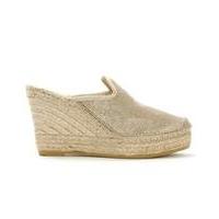 daniel san juan sparkly wedge mules