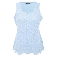 DAISY 2 TONE LACE VEST