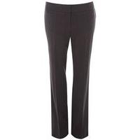 dark grey pear fit straight leg trousers dark grey