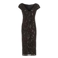 D.Anna Black Sequin Embellished Midi Dress