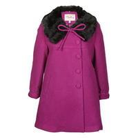 darling vanessa fur collar coat