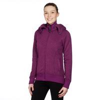 dare 2b womens illustrious full zip hoodie purple purple
