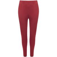 Danika Suede Look Leggings - Wine