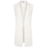 Darcie Faux Pocket Waistcoat - Cream