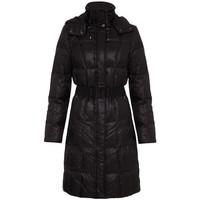 david barry black conure womens warm padded feather down coat womens c ...