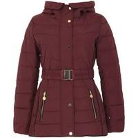 David Barry -Short Padded Hooded Jacket women\'s Parka in red