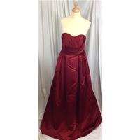 David\'s Bridal burgundy bridesmaid dress David\'s Bridal - Size: US 10 / UK 12 / EUR 40 - Burgundy - Dress / gown