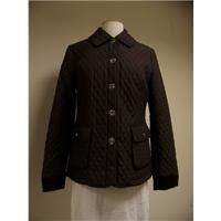 David Barry dark brown polyester quilted jacket size 14 David Barry - Brown - Jacket