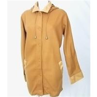 Damart Size M Brown Fleece Coat