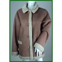 dash size12 brown casual jacket coat