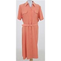 Damart Size:16 salmon-pink button-through dress