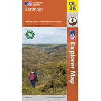 Dartmoor - OS Explorer Active Map Sheet Number OL28