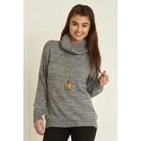 Daiana Long Sleeve Chunky Knit Baggy Jumper Top