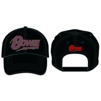 David Bowie Flash Logo Baseball Cap Black