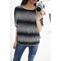 Dame zig zag batwing top