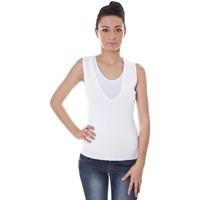 Datch GR_53243 women\'s Vest top in white