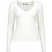 datch gr 53198 womens long sleeve t shirt in white