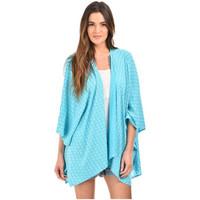 Dakidaya Kimono BIANCA women\'s Cardigans in blue