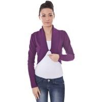 Datch GR_53286 women\'s Cardigans in purple