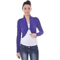 Datch GR_53288 women\'s Cardigans in purple