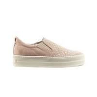 daniel scilla suede flatform trainer