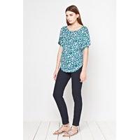 daisy maze ditsy print top