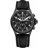 Damasko Watch DC 56 Si Black PVD Leather Pin