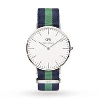 Daniel Wellington Men\'s Warwick Silver 40mm Watch