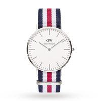 Daniel Wellington Men\'s Canterbury Silver 40mm Watch