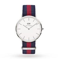 Daniel Wellington Men\'s Oxford Silver 40mm Watch