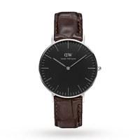 daniel wellington unisex classic black york watch 36mm watch