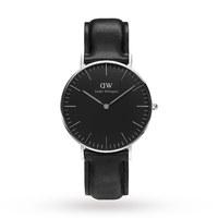 daniel wellington mens classic black sheffield watch 36mm watch